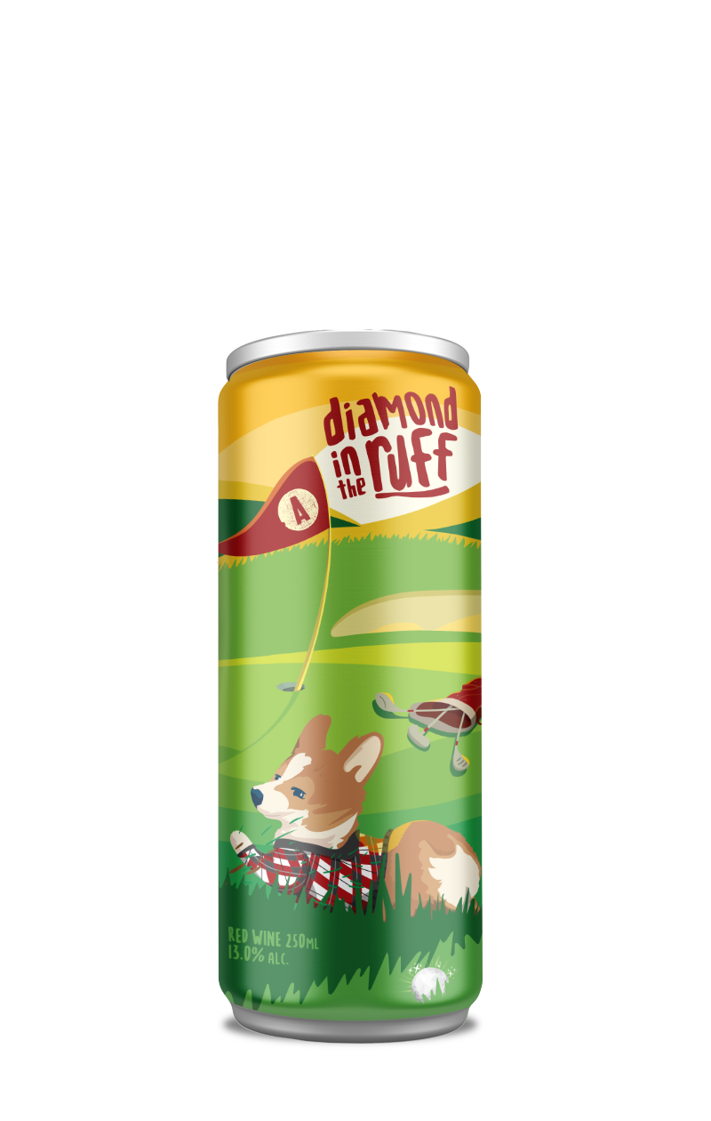 Diamond in the Ruff Red (Single Serve)