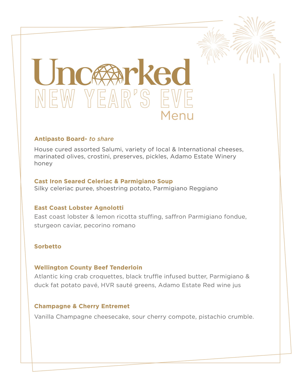 Uncorked: New Year's Eve