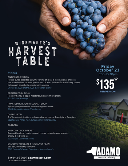 Winemaker's Harvest Table