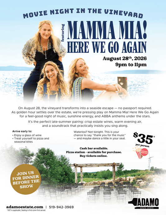 Movie Night In The Vineyard: Mamma Mia! Here We Go Again
