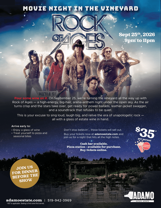 Movie Night In The Vineyard: Rock of Ages