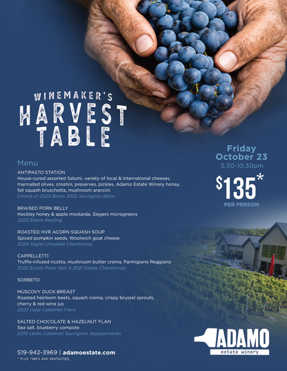 Winemaker's Harvest Table
