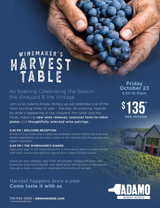 Winemaker's Harvest Table